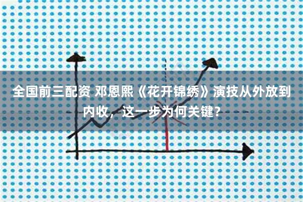 全国前三配资 邓恩熙《花开锦绣》演技从外放到内收，这一步为何关键？
